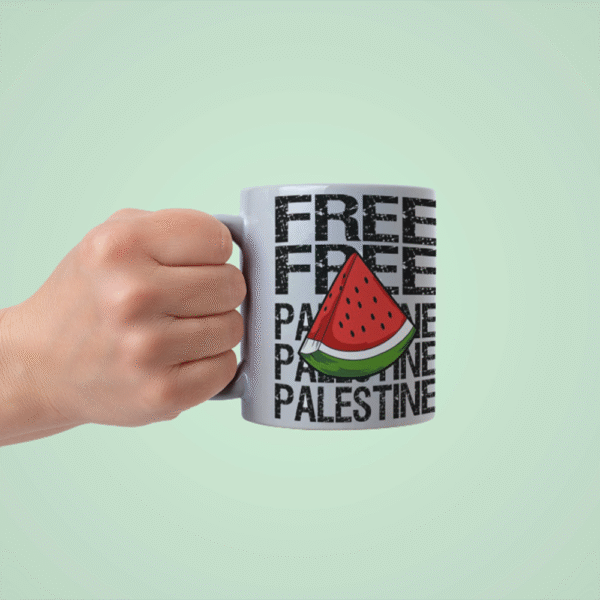 Mug Free Palestine Pastèque - Image 2