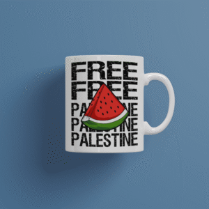 Mug Free Palestine Pastèque