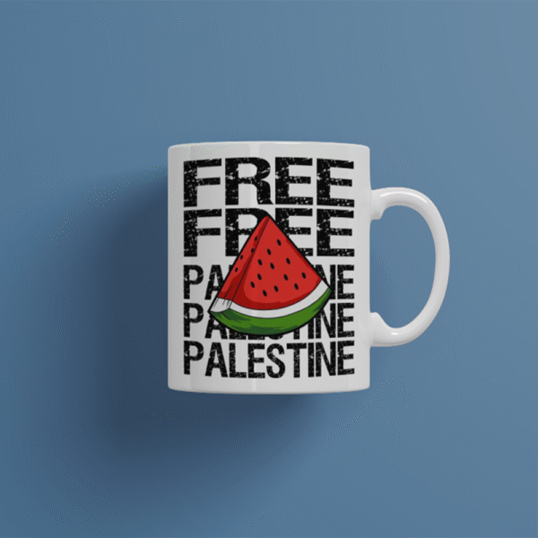 Mug Free Palestine Pastèque