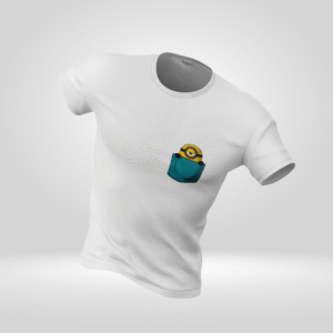 T-shirt Minion Poche - Design Fun Despicable Me pour Enfant et Adulte