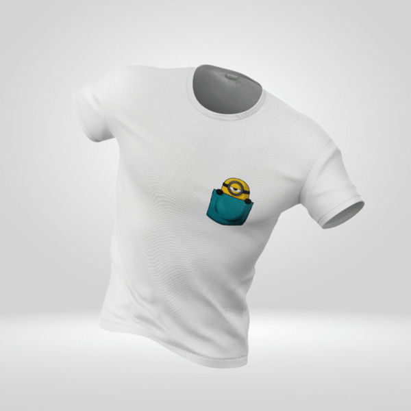 T-shirt Minion Poche - Design Fun Despicable Me pour Enfant et Adulte