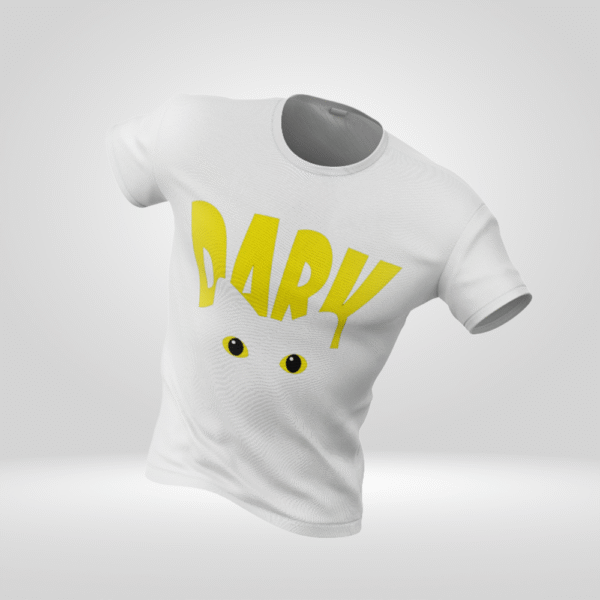 T-shirt DARK Yeux Jaunes - Design Mystérieux Streetwear Unisexe - Image 2