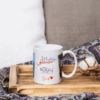 Mug Personnalisé Prénom Arabe & Latin – Cadeau Élégant avec Motifs Cœurs - Image 4